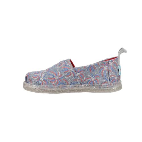 TOMS Kids Boys Alpargata Fireworks Graphic Slip On Casual Shoes - Grey3