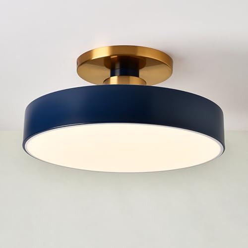 Plafonnier LED rond H3TF5J avec 3 modes de couleur pour couloir