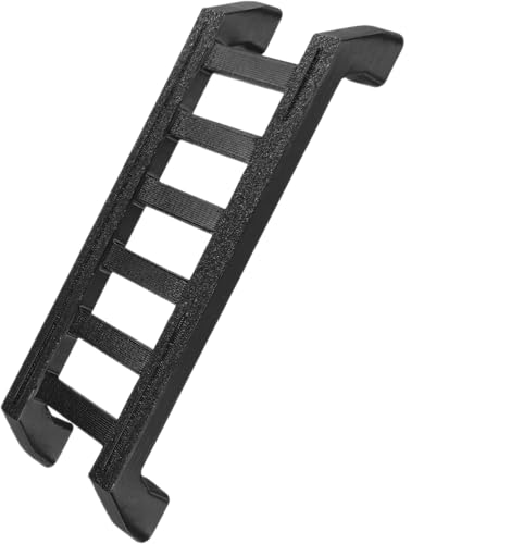 Image of 2024 Premium Widdle Wadder: 8 Inch Strongest Widdle Wader Magnet Car Decals Little Ladder Emblem Cool for Trucks SUV Car Badge Tailgate Front Emblem (Pure Black)