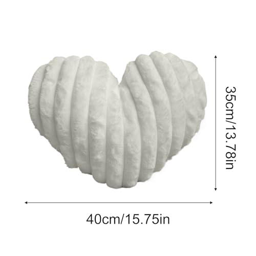 Coussin en forme de cœur Saint-Valentin decoration salon appartement et chambre enfant - 6