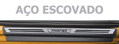 Soleira Resinada Premium Nissan Frontier 2017 18 19 8 Peças