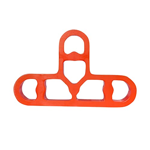 JINYO Red Color 10mm 3/8 inch Thin Brick Veneer Spacer Tile Leveling System Red Brick Spacer Old Mill Wall Spacer Brick Panels Spacer Clips Bricklaying Tools Clips Thick Tile Spacer