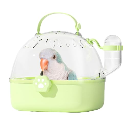 Carrot Carrier, Bird Travel Carrier | Carrot Bird Cage Carrier – Étui panoramique Portable avec Bouteille d&rsquo;eau pour Aventures Sauvages extérieures