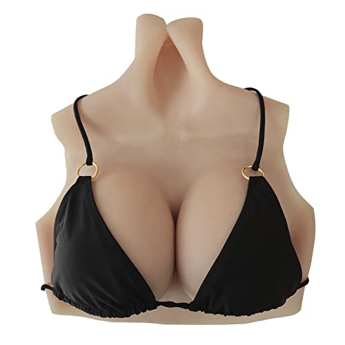 ROANYER 女装 おっぱい Cカップ シリコンバストファスナー付き 男の娘 性転換 脱着簡単 女装子 女装男子 人工乳房 着用 やすい ジッパー付き