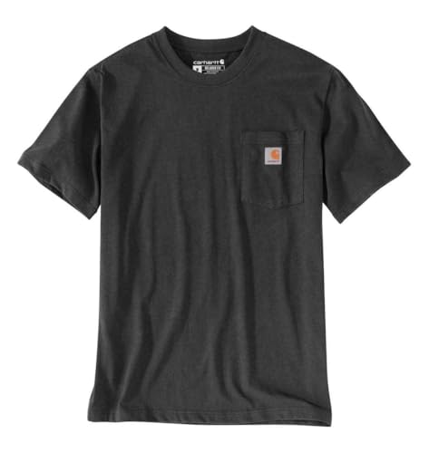 Carhartt Mens Loose Fit Heavyweight Short-Sleeve Pocket T-Shirt (Also Available in Big & Tall)