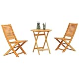 【Dimensions idéales pour les espaces extérieurs】 Bien que compact, ce set ne fait pas de compromis sur le style ou le confort. Il répond bien aux besoins des petits espaces, tout en offrant un coin agréable pour s’asseoir. Son design pliable le rend super pratique pour les endroits exigus.