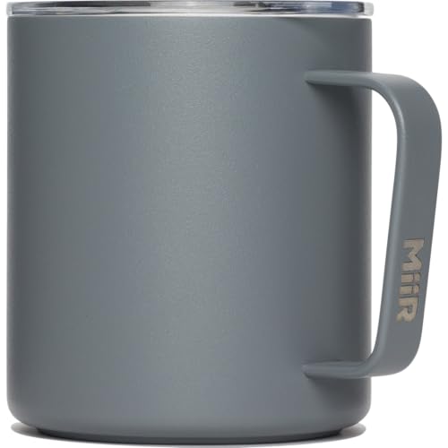 MiiR Camp Cup, 12oz - Double Wall Vacuum Insulated, Stainless Steel with Splash-Proof Slide Lid