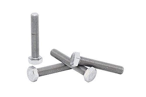 Image of (4pcs) BelMetric M8X1.0X45 A2-70 Stainlesss Steel Metric Fine Threaded Hex Tap Bolts DIN 961 for Automobiles, Motorcycles and Watercraft BR8X1.0X45SS