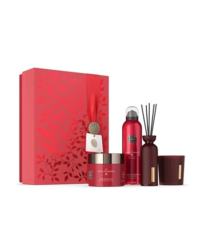 RITUALS Caja de regalo The Ritual of Ayurveda, Large - Set de baño con productos para el cuidado de la piel con sal india y aceite de almendras - Propiedades equilibrantes