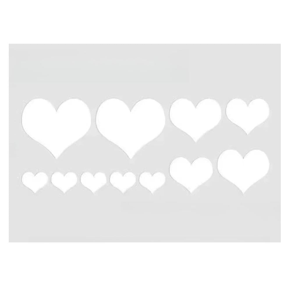 Auto Accessory Heart Vinyl Sticker Romantic Decorative Decal for Car Motorcycle Electric Vehicle Scratch Cover(White)