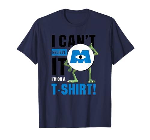 T-shirt Mike Monsters Inc vêtement Disney Pixar anti-déformation en coton