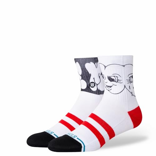 Stance Spare Me Quarter Unisex Blanco Grande, Blanco, Large