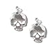 OGJFLT Auto Sticker Autoaufkleber Lustig Dog 2Pcs Ohrringe Für Damen Mädchen Drop Dangle Teens Charm Gift Party Simple Punk Cool Halloween Skull Cross Horror Skeleton Death Bat