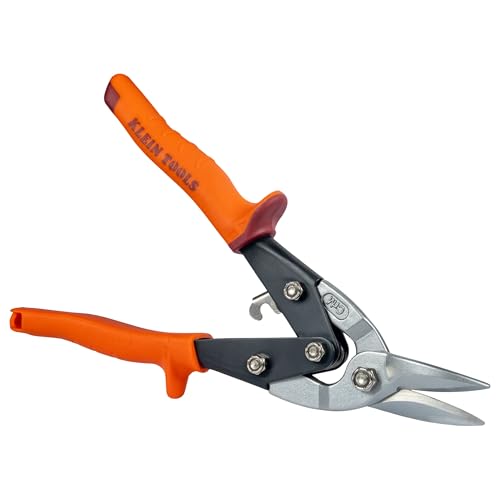 Image of Klein Tools 1200L Metal Shears, Aviation Snips, Left Curvature