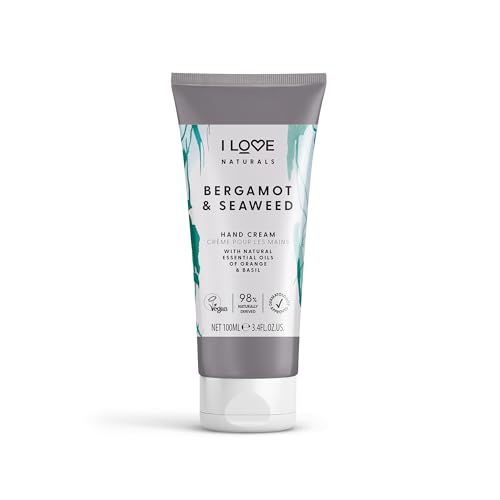 I Love Naturals Bergamot & Seaweed Hand & Body Lotion, Essential Oils Of Orange & Basil, Crafted With Ingredients Such as Shea Butter, 100% Recycled Bottle & Vegan-Friendly - 500ml