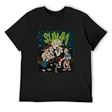 Men's Sum Cartoon 41 T Shirt Printed Unisex Graphic Tee Men's T Shirt Black M