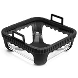 Glas Auflaufform Airfryer für Cosori TurboBlaze Airfryer 6L-6,4L / Philips Airfryer 6,2L (NA230) / Ninja AF180EUCP/Russell Hobbs 8L-8,3L, Heißluftfritteuse Zubehör,BPA-frei,kratzfest,spülmaschinenfest