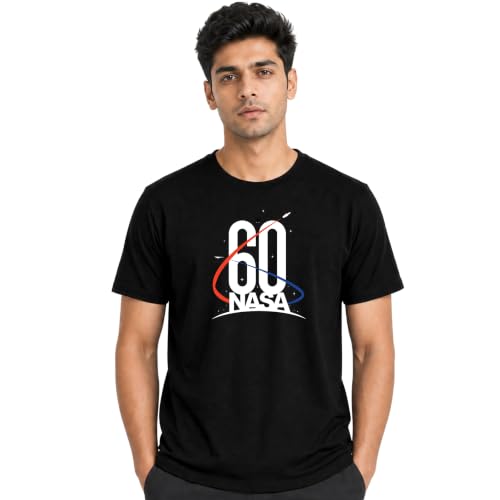 Image of DUDEME - NASA Official Half Sleeve 100% Cotton 180GSM T-Shirt