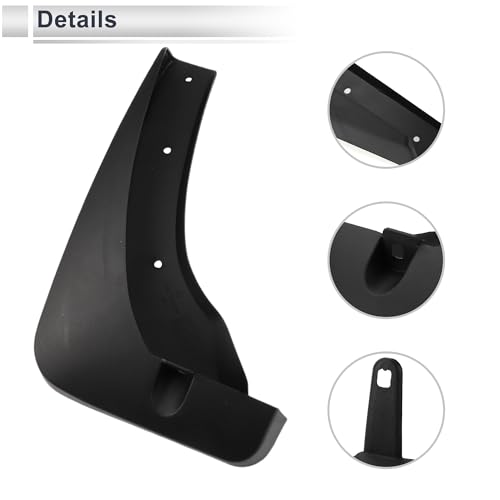 Image of X AUTOHAUX 1set Front and Rear Mud Flaps Splash Guards Mud Guards for Infiniti QX50 2019-2023 W /Mount Accessories