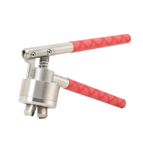 Bottle Vial Crimper Manual Sealer Hand Sealing Machine Capping Machine, Spray Vial Crimper Bottle Capper Machine for Pharmaceutical Food Packaging Laboratories, 15mm Aluminum Plastic Flip Off Caps