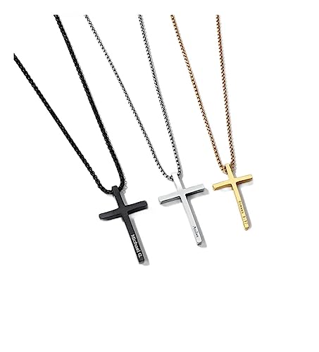 PrecisionMemory Personalized Cross Necklace...