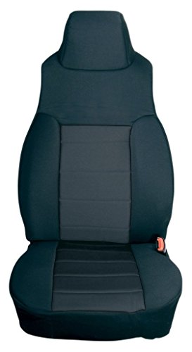 Rugged Ridge | Seat Cover Kit, Front, Neoprene, Black | 13211.01 | Fits 1991-1995 Jeep Wrangler YJ