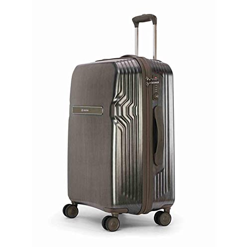Image of Carlton Fremont | Cabin Trolley Bag, 56 Cm Small Hardsided Luggage | 8 Wheels, TSA Lock | Polycarbonate | Premium Suitcase for Travel | 5 Year International Warranty | Gun Metal