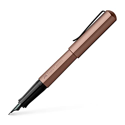 Faber-Castell 150582 - Füller Hexo, Federbreite EF, bronze, 1 Stück