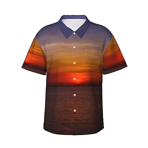 Chemise hawaïenne Sunset pour vos soirées d'été et plages