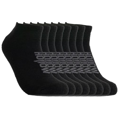 Alpaca No Show Socks for Men and Women, 4 Pack, Moisture Wicking Alpaca Socks for Hiking, Running, Outdoors, Any Season No Show Sock, Temperature Regulating, Light Compression, Large, Black