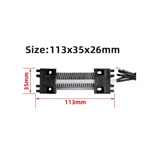 Calefactor Eléctrico Cerámico PTC 100W 220V miniatura 2