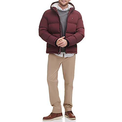 Image of Tommy Hilfiger Men's Classic Hooded Puffer Jacket (Standard and Big & Tall)