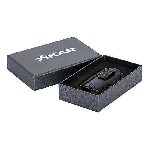 Encendedor Xikar Turismo doble llama jet azul miniatura 7