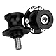 MotHeartCNC M10 Paddock-Ständer Bobbins für Vulcan S 650 (VN650) 2015-2024 Motorrad Bobbins Spulen für den Paddock-Ständer Motorrad Motorrad Bobbins Zubehör (Schwarz)