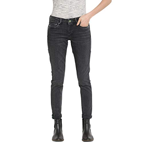Pepe Jeans Pixie Jeans Femme, Noir (Black Wiser Wash Denim