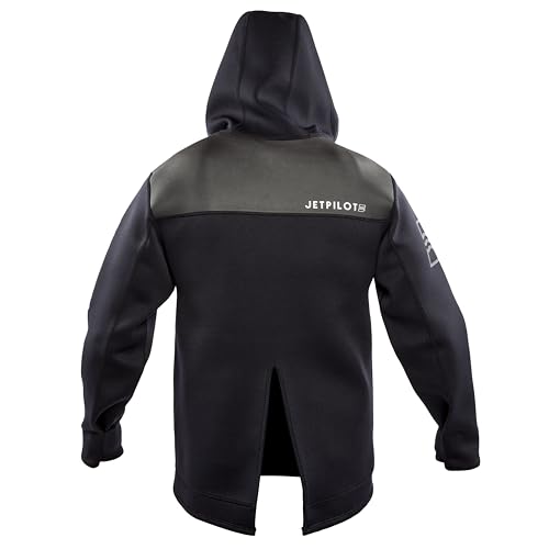Jet Pilot - 2MM Tour Coat -2mm Flex Lite Neoprene - Insulated Neoprene Hood - Sailing Jacket, Fishing Jacket - Wetsuit Tops2