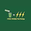 Liquid I.V. Hydration + Energy Multiplier - Lemon Ginger - Hydration Powder Packets | Electrolyte Drink Mix | Easy Open Single-Serving Stick | Non-GMO | 14 Sticks