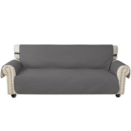 Ystyle Funda Cubre Sofa 4 Plazas, Gris Claro