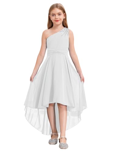 Robe de mariage cérémonie plissée au bustier asymétrique haut de gamme