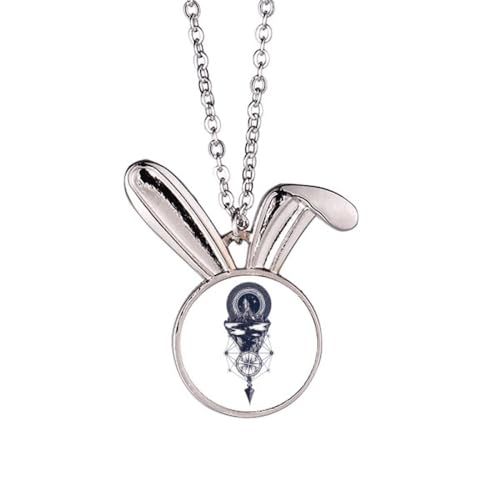Collier lapin boussole étoiles le cadeau idéal pour un anniversaire