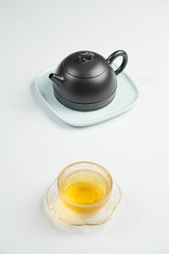 Image of Yixing Clay Teapot 10oz Handmade Zisha Tea Pot Chinese Kungfu Tea Set Kettle (Clay Black 9oz)