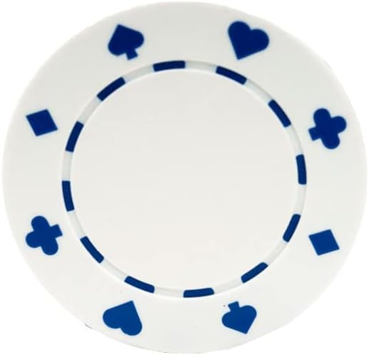Miniatura 6 de Poker Chips  100-Piece Set of 11.5-gram Blackjack Chips with Suited Design  Made of Composite Resin for Texas Holdem