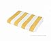 Linteum Textile (4-Pack, 30x60 in, Gold Stripes) Beach Cabana Stripe Pool Towels, 100% Cotton