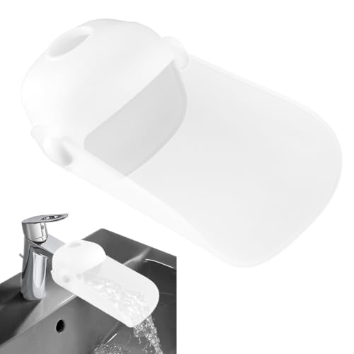 Image of Faucet Extender for Toddlers, Sink Extenders for Bathroom Sink, Kitchen, Bathtub(White)