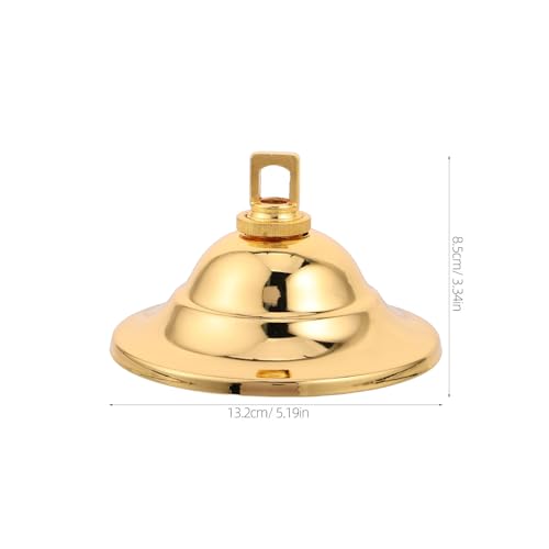 Fixation stable pour suspension luminaire metal dore Amosfun