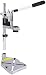 Drill Press Stand, Universal Bench Clamp Desktop Drill Holder Workbench Repair Tool with Single Hole Aluminum Heavy-duty Base