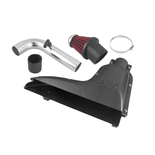 Air Filter Compatible With Peugeot 106 206 306 VTS Cold Air Intake System Steel Heat Shield Filter Air Inlet Systems Intake Box(For Peugeot 206)