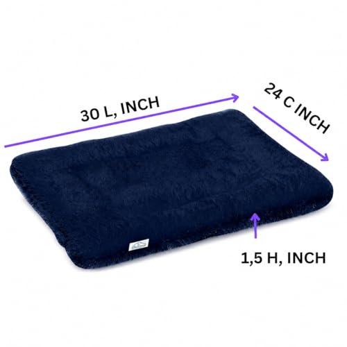 Image of NEXTGO Floor Seat Cushions Yoga Meditation Mat Pooja aasan Soft Extra Comfortable Feather Touch Last Long Upto Washable Material Size 24 x 30 Inch 2 x 2.5 Fit (NAVY BLUE)