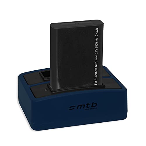 Batterie + Chargeur Dual Type 010-11654 -03 Compatible avec Garmin VIRB, VIRB Elite/Monterra/Montana 600, 650... Voir descriptif!