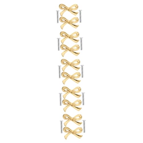 Gadpiparty 10 pomos de arco para gabinetes, tiradores de metal, pomos decorativos de armario, pomos de puerta de armario, tiradores para gabinetes, cómodas, cajones, pomos de latón para gabinetes